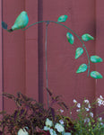Teal Bird Garden Balancer Stake