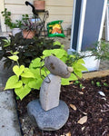 FLOPPY EARED DOG GARDEN STATUE - HAPPY GARDENS