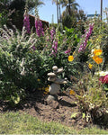 8 STONE CAIRN GARDEN STATUE - HAPPY GARDENS