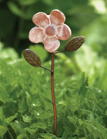 Apple Blossom Plant Pick Garden Stake