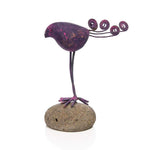 BIRD ON RIVER STONE - SET OF 3 - HAPPY GARDENS