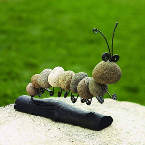 CATERPILLAR GARDEN STATUE - HAPPY GARDENS