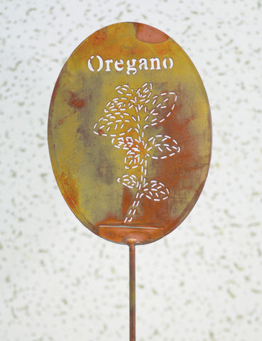 Oregano Herb Garden Stake