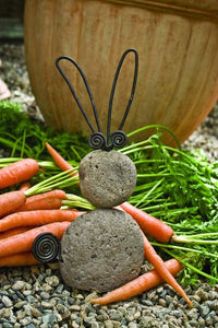 RABBIT RIVER STONE GARDEN STATUE - HAPPY GARDENS