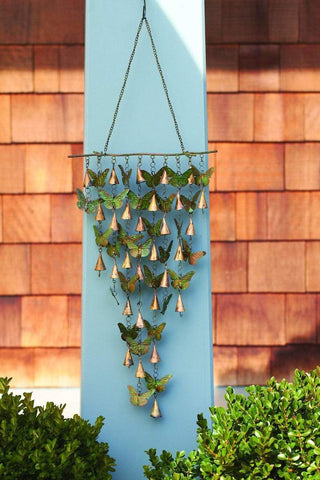 SHIMMERING BELLS WITH BUTTERFLIES - HAPPY GARDENS