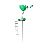 STANDING BIRD WITH RAIN GAUGE - ASSORTED COLORS - HAPPY GARDENS